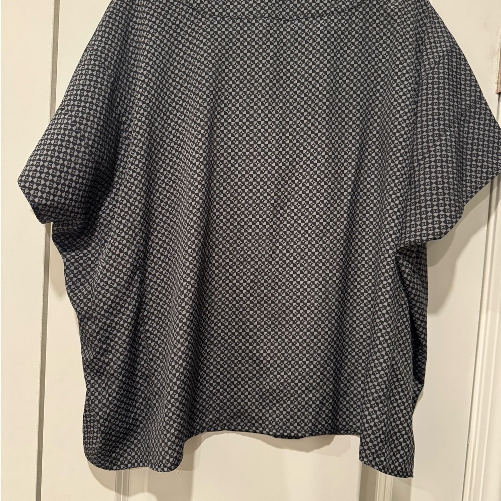 MICHAEL Michael Kors Geometric Blouse with Chains - Picture 2 of 4